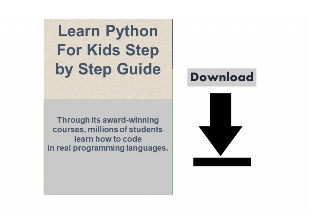 Learn Python For Kids Step by Step Guide - MCQSTOP