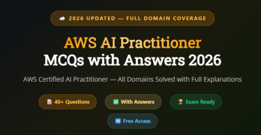 AWS AI Practitioner MCQs with Answers 2026
