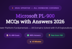 Microsoft PL-900 MCQs with Answers - Feature Image -mcqstop
