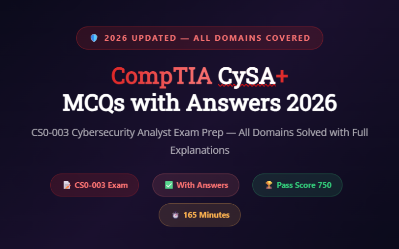 CompTIA CySA+ MCQs with Answers-featureimage-mcqstop