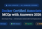 Docker Certified Associate MCQs with Answers - Featureimage-mcqstop