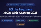 SQL for Beginners MCQs with Answers - Featureimage -mcqstop