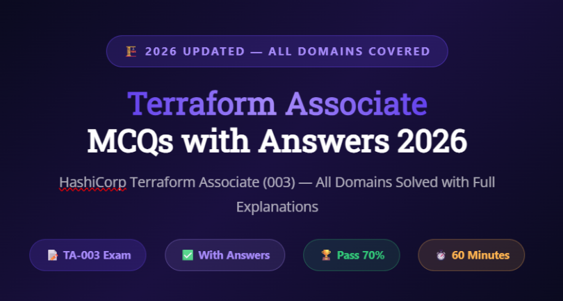 Terraform Associate MCQs with Answers-Featureimage-mcqstop