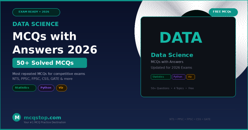 Data Science MCQs with answers