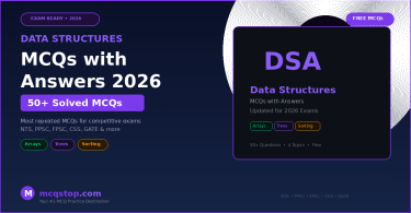 Data Structures MCQs with answers