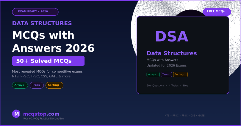 Data Structures MCQs with answers