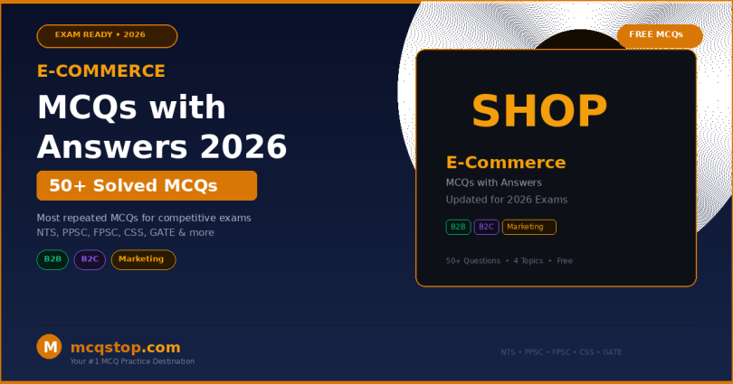 E-Commerce MCQs with answers