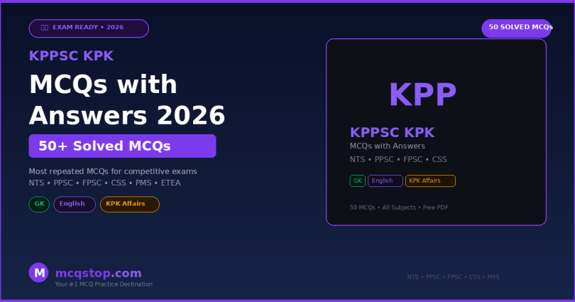 KPPSC MCQs with answers