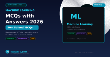 Machine Learning MCQs with Answers