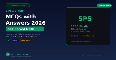 SPSC MCQs with answers