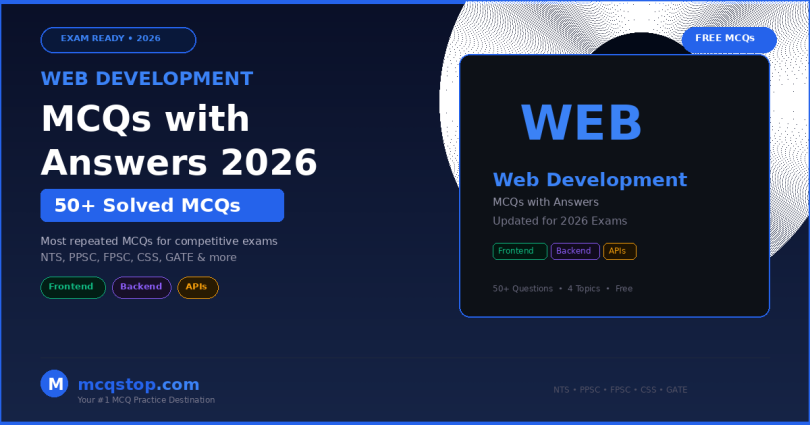 Web Development MCQs with answers