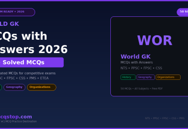 World General Knowledge MCQs with Answers
